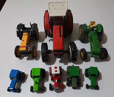 Job Lot 8x Model Tractors Matchbox Britains Ros Same Titan 190 Etc • £9.99