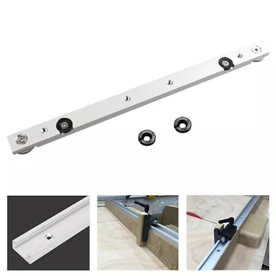 T-Track Slider 300mm Miter Bar Table Saw Gauge Aluminium Alloy Woodworking Tool· • £11.09