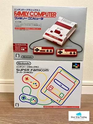 Nintendo Classic Mini Family Computer & Super Famicom Console Set NES SNES • $319.67