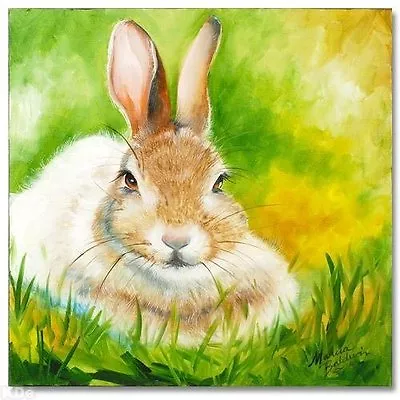 Bunny 18 ORIGINAL OIL PAINTING By Marcia Baldwin       • $1045