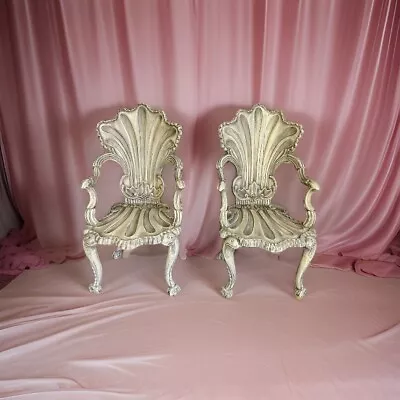 Pair Of Venetian Grotto Chairs • £3995