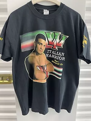 Peter Manfredo Jr. The Italian Warrior Providence Boxing Team Promo Shirt Sz XL • $42.50