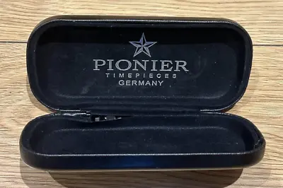 Genuine Original Pionier Germany Black Watch Service Box Travel Case Coffin • £18.99