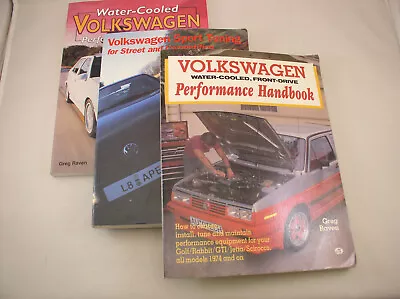 Volkswagen Performance Books - Lot Of 3 - Water-Cooled Handbook VW Sport Tuning • $38