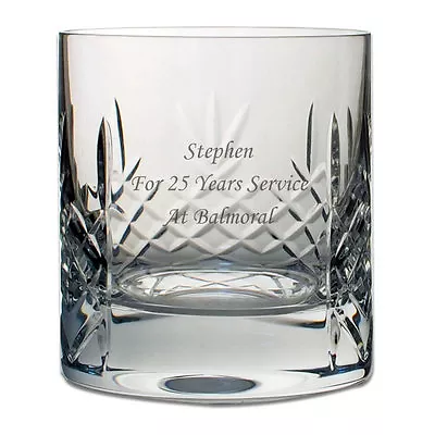£17 • Buy Personalised Engraved Crystal Whisky Mixer Glass - 30th 40th 50th 60th Birthday