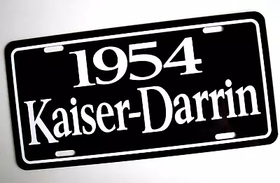 1954 Kaiser-Darrin License Plate Car Tag         54 Fiberglass Sports Car • $19.75