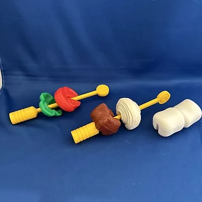Vintage Fisher Price Fun With Food Sizzling Barbecue Kabob  #2110 1988 • $12.99