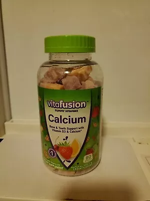 Vitafusion Calcium D3 Dietary Supplement 80 Count Gummies 500 Mg  NEW • $14.99