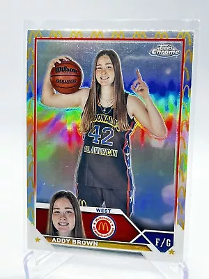 Addy Brown 2023 Topps Chrome McDonald's Refractor Arches Border Rare Iowa State • $9.99