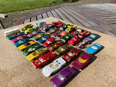 Matchbox Superfast Collection Job Lot Of Early 1970's Cars - Fair/Good Playworn • £12.50