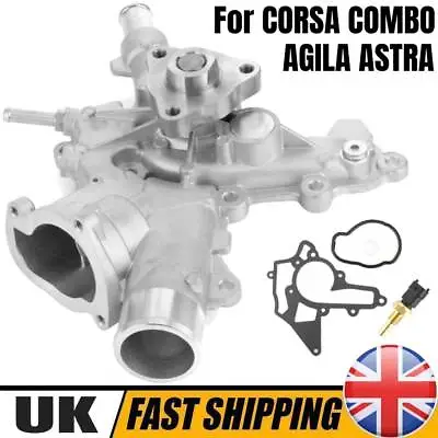 For Vauxhall Opel Agila Astra H Corsa C D Meriva Tigra 1.0 1.2 1.4 Water Pump • £28.89