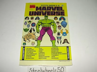 Official Handbook Of The Marvel Universe Master Edition #8 Comic 1991 NEW SEALED • $19.99