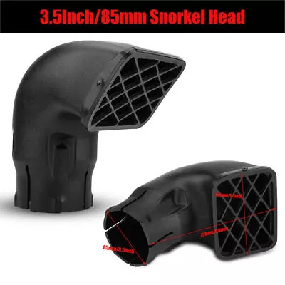 3.5  Inch 85mm Snorkel Air Ram Head Safari Airflow Replacement 4x4 Universal • $25.99