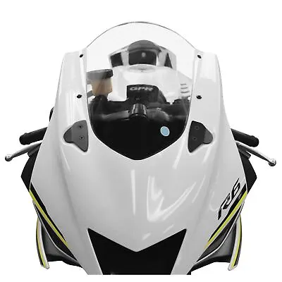 NEW RAGE CYCLE YZF-R6 Mirror Block-Off Plates - Black R6-MBO • $44.23