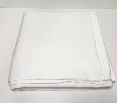 Pottery Barn King Flat Sheet White 100% Cotton 108” X 105” Super Soft • $29