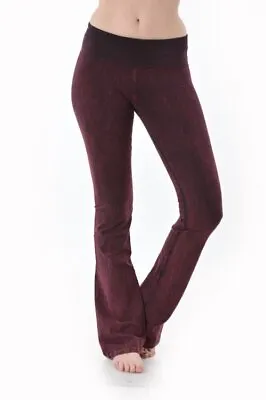 T-Party Fold Over Mineral Washed Yoga Pants CJ7477 • $59