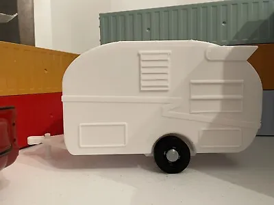 3D Printed Trailer Camper Hitch And Tow 1/18 Scale - 3500 Shasta Style • $180.45