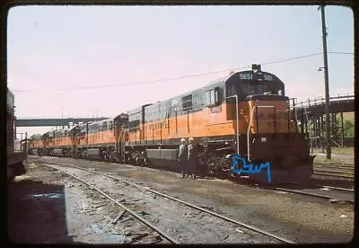 MILW Milwaukee Road U-30C #5651 Original Kodachrome Slide FRESH! Milwaukee 1974 • $4.25