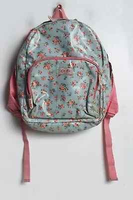 Cath Kidston Womens Ditsy Oilcloth Rucksack - Duckegg Blue (ba40)*Some Marks • £8.99