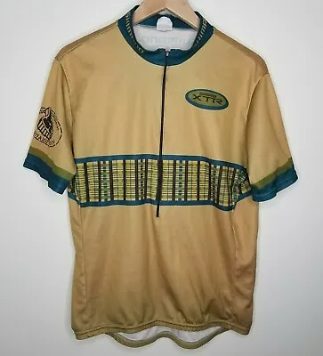 Voler Shimano XTR Men’s XLarge Gold Cycling Jersey Bib 3/4 Zip Polyester  • $19.99