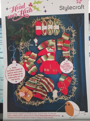 £1.50 • Buy Stylecraft Head Over Heels Christmas Knitting Patterns