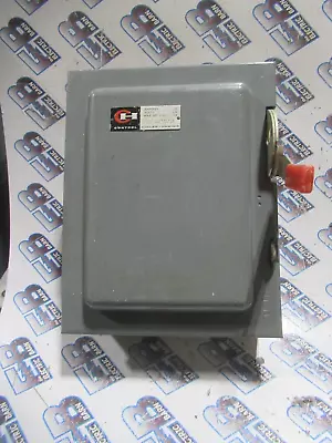 Cutler Hammer 4105H441H 30 Amp 240 Volt 3P4W Fusible Vintage Disconnect - • $40