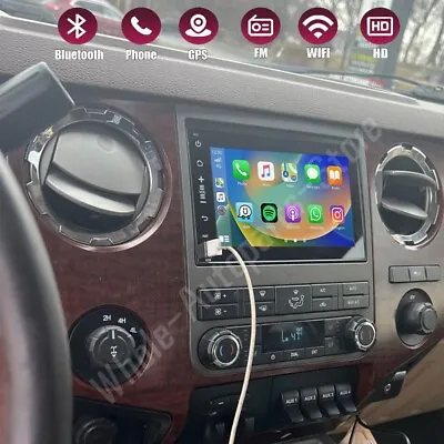 For 2006-2014 F-250 F-350 Super Duty Apple Carplay Android Car Stereo Radio GPS • $141.80