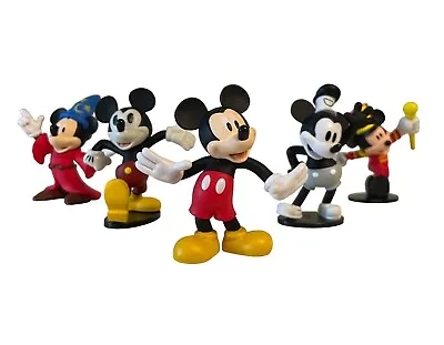 Disney Mickey Mouse Various Characters Just Play 2018 Mini Figurines Set Of  5 • $18.95