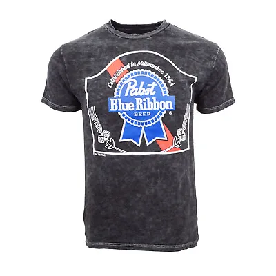 Pabst Blue Ribbon Official License T Shirt Vintage Wash • $15.99