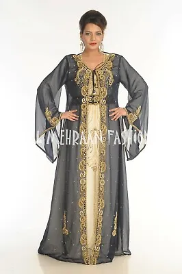 Exclusive Dubai Party Wear Kaftan Moroccan Wedding Gown Takchita Dress For Women • $84.99