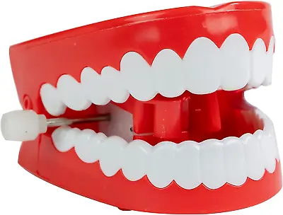 Funtime Gifts 10622 Classic Clockwork Chattering Teeth Red • £5.29