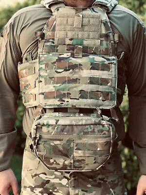 Abdominal Armor Plate W/dangler Carrier  Level III Ultralite Rifle Protection • $139.99