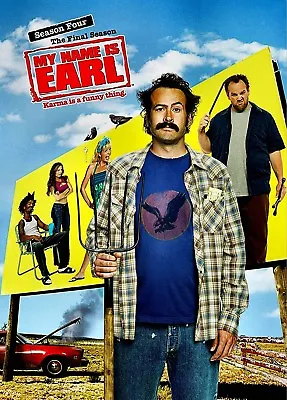 My Name Is Earl  - Season 4 - Jason Lee  Jaime Pressly New 4 Disc DVD • $13.03