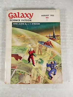 Galaxy Science Fiction August 1953 J. T. McIntosh Robert Sheckley Betsy Curtis • £4.01