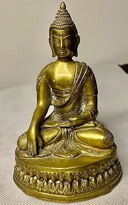 Quality Antique Chinese Bronze Gilded Bodhisattva Qing Dynasty 555g • $135