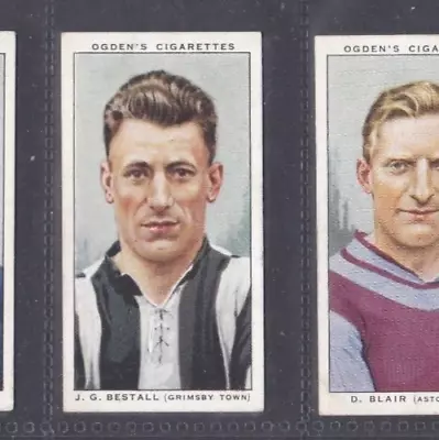 Ogdens Cigarette Cards. Football Club Captains 1936 #2 J.G. BESTALL Grimsby Town • £0.99