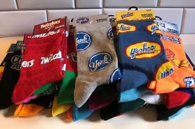 NEW ~ NOVELTY ~ MEN'S CREW SOCKS ~ YOU CHOOSE 1 Or ALL ~ 1+ SHIP • $13.38