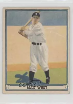 1941 Play Ball Max West ((C) 1941 In Lower Back Left Corner) #2.2 • $26.13