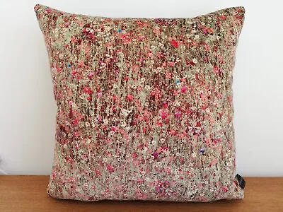 Liberty Mawston Meadow Velvet Arts & Green Velvet Fabric Cushion Cover Nesfield • £34.50