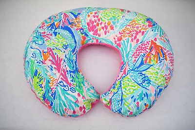 Baby Infant Nursing Feeding Pillow Cover - Elephants Mermaids Pink Pineapples • $55