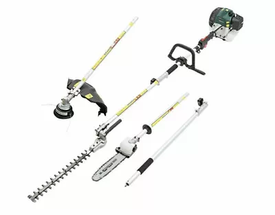 Parkside 4 In 1 Petrol Multi-tool Lawn Trimmer Strimmer Hedge Trimmer Pruner • £224.99