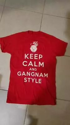  KEEP CALM AND GANGNAM STYLE  T-SHIRT RED Awesome VERY RARE • $9.99