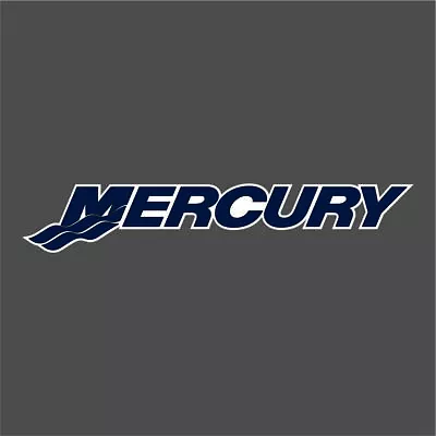 700-108 Mercury Navy Blue Carpet Graphic Decal Sticker For Fishing Bass Boats • $11.99