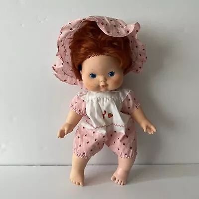 Strawberry Shortcake Doll 14  Blow Kiss Baby Romper & Hat Bonnet Kenner Vintage • $45.99