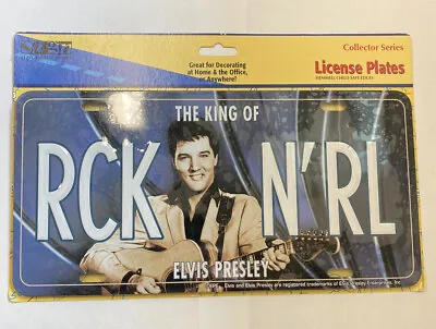 ELVIS PRESLEY RCK N’RL LICENSE PLATE METAL NEW IN PKG.COLLECTIBLE Free Ship • $15.79