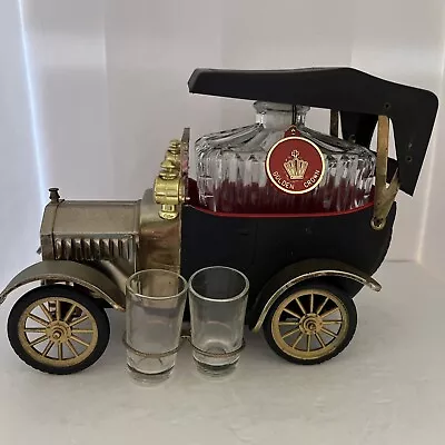 Vintage 1918 Ford Metal Model T Music Box Liquor Decanter MISSING GLASSES Music • $37.46