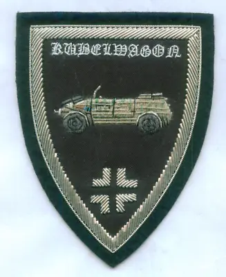 German Volkswagen Kubelwagon Staff Command Car War Battle Uniform Patch Porsche  • $21.99