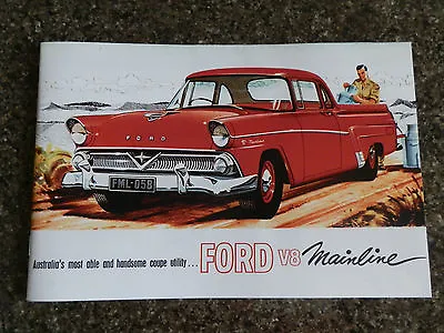 1958 Ford Mainline  '' Rhd Aust ''  Brochure • $40
