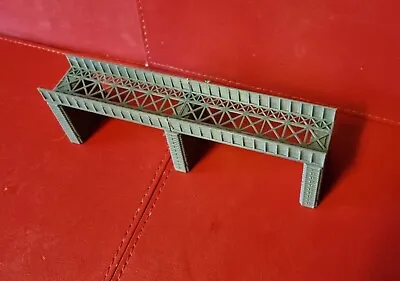 N Gauge Girder Style Bridge 3D Printed In Grey With 3 Support Pillars • £7.90