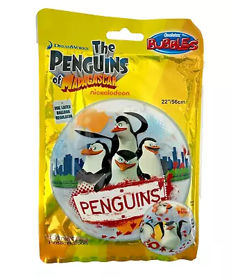 Qualatex The Penguins Of Madagascar 3D Bubble Birthday Party Balloons. 22 .New • $11.99